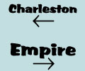 Charleston, Oregon to the left, Empire to the right
