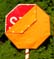 Flagger stop sign cover