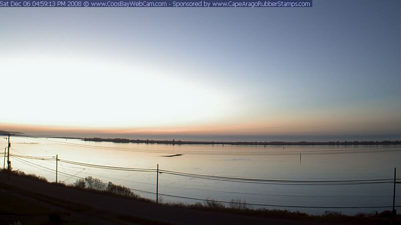 Coos Bay, Oregon on December 6, 2008