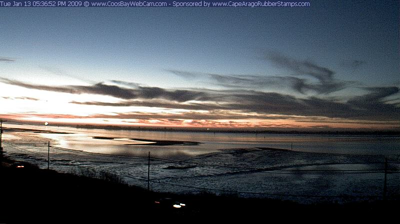 Coos Bay, Oregon on January 13, 2009